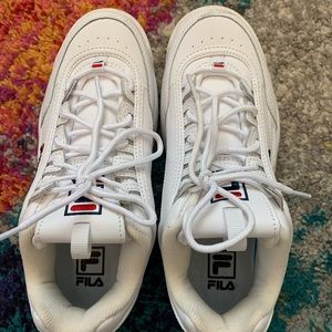 White Fila Sneakers Women’s size 9.5